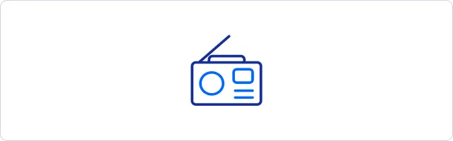 通常時は普通のラジオとしても利用可能